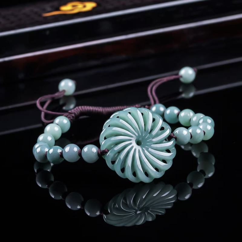 Bracelets - سوار من اليشم الطبيعي من الدرجة