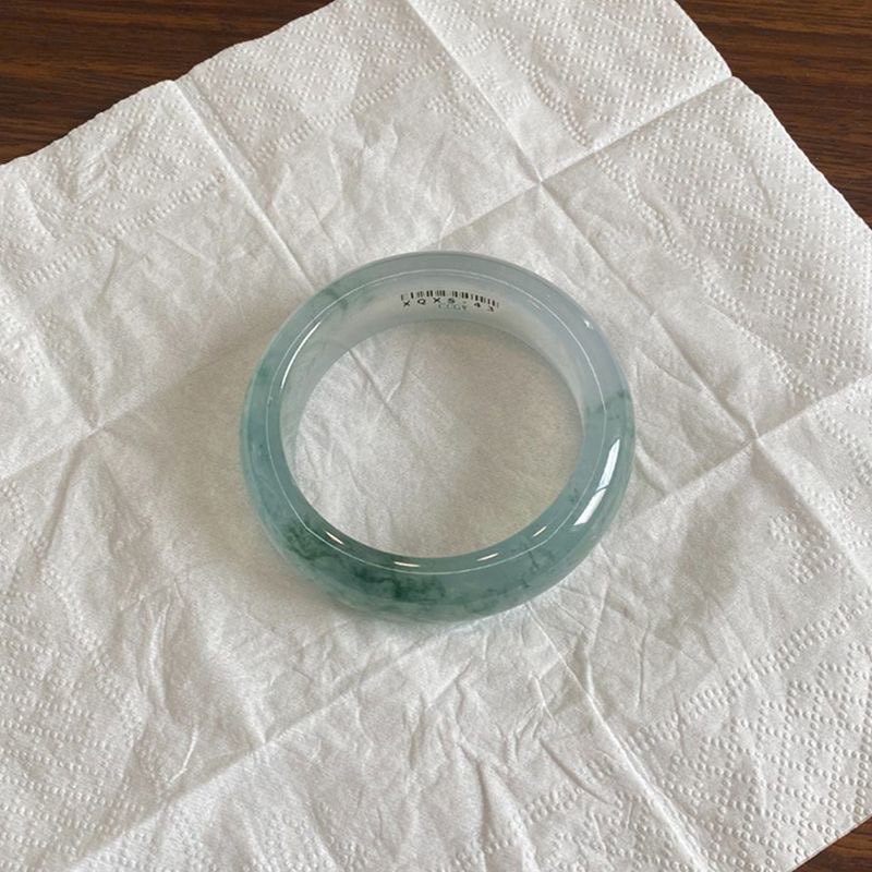 Bracelets - سوار من اليشم البورمي الجليدي للنساء،