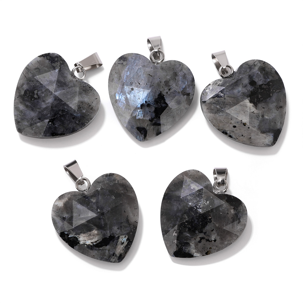 قطعة واحدة من قلادة على شكل قل - مراجعة Crystal Pendant Necklace Natural Stone وسعره