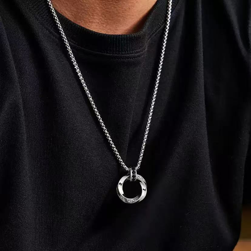 قلادة من الفضة الإسترلينية عيا - مراجعة 925 Sterling Silver Chain Necklace Men وسعره