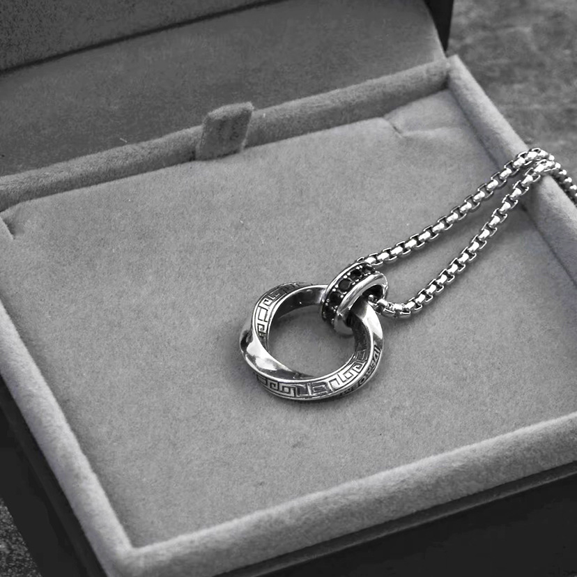 جديد 925 فضة قلادة سلسلة خمر ل - مراجعة 925 Sterling Silver Chain Necklace Men وسعره