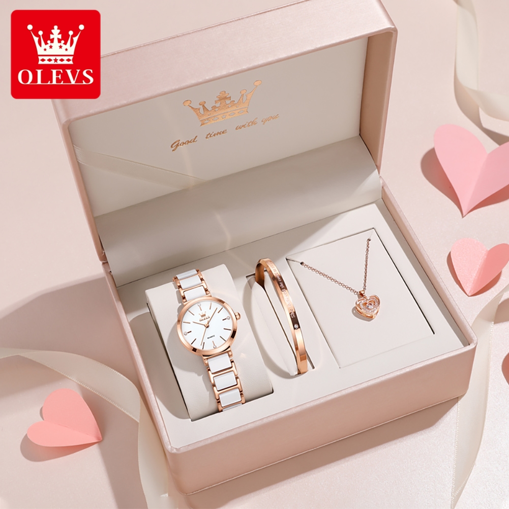 OLEVS ساعة نسائية 5877 ساعة كو - مراجعة Watch Accessories وسعره