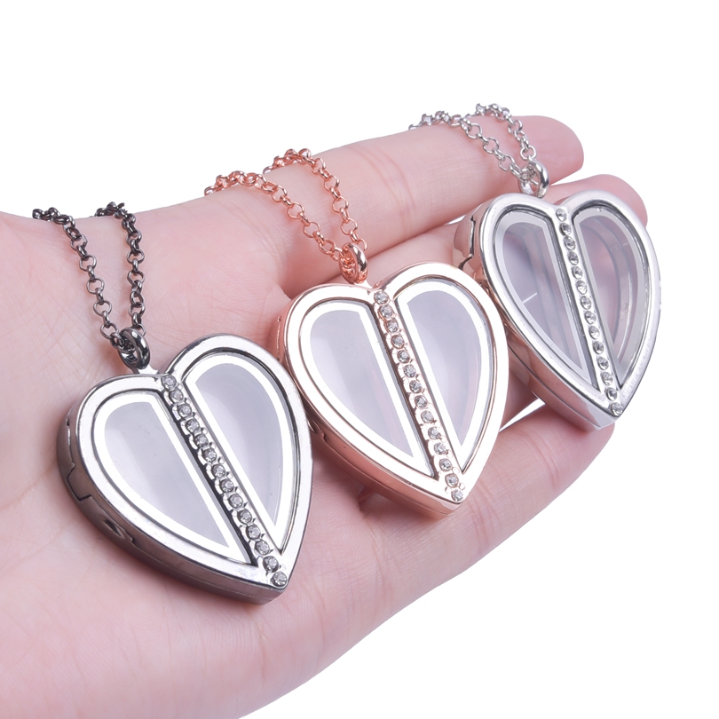 المغناطيس قلادة مدلاة بشكل قلب - مراجعة Heart Locket Necklace Photo وسعره