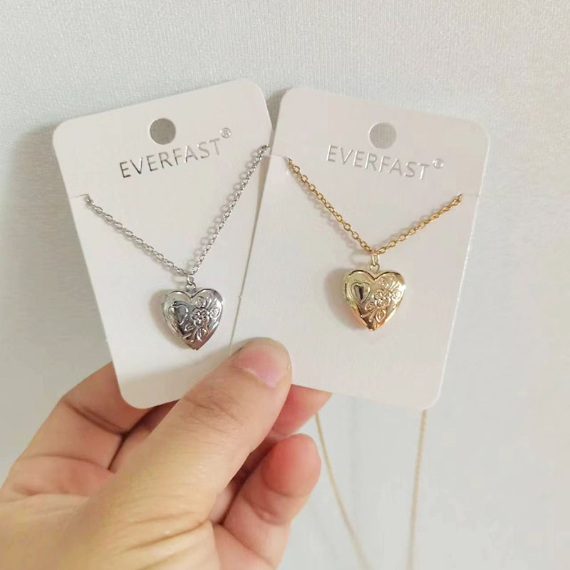 صغيرة القلب قلادة للرجال والنس - مراجعة Heart Locket Necklace Photo وسعره