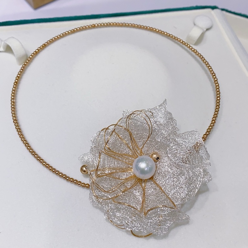 SGARIT أزياء المرأة خمر K الذه - مراجعة Pearl Choker Necklace Vintage وسعره