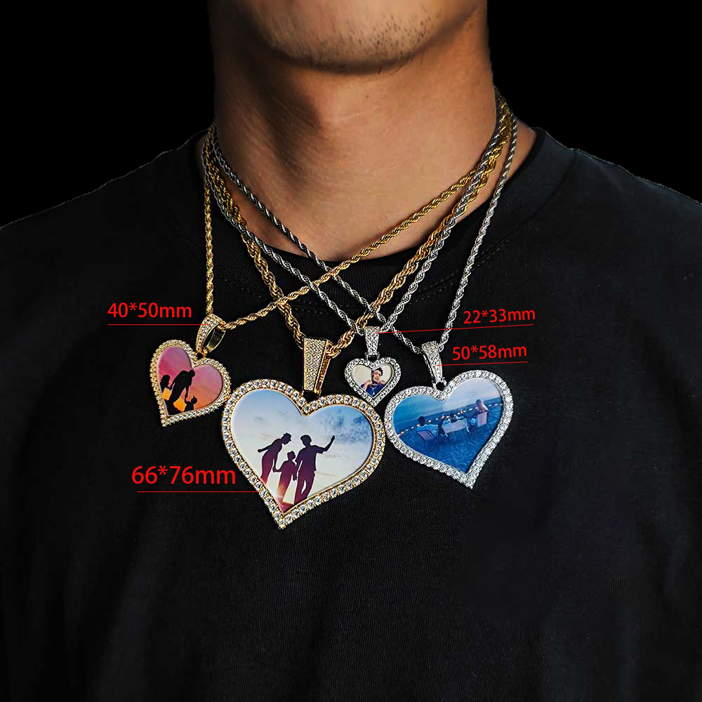 قلادة على شكل قلب بتصميم هيب ه - مراجعة Heart Locket Necklace Photo وسعره