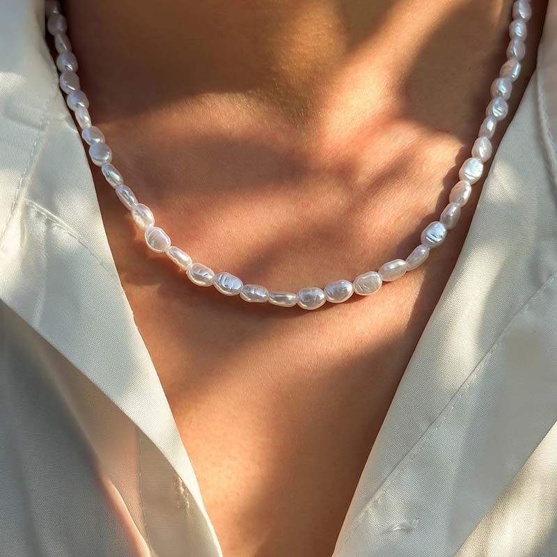 قلادة لؤلؤ تقليد عتيق للنساء ، - مراجعة Pearl Choker Necklace Vintage وسعره